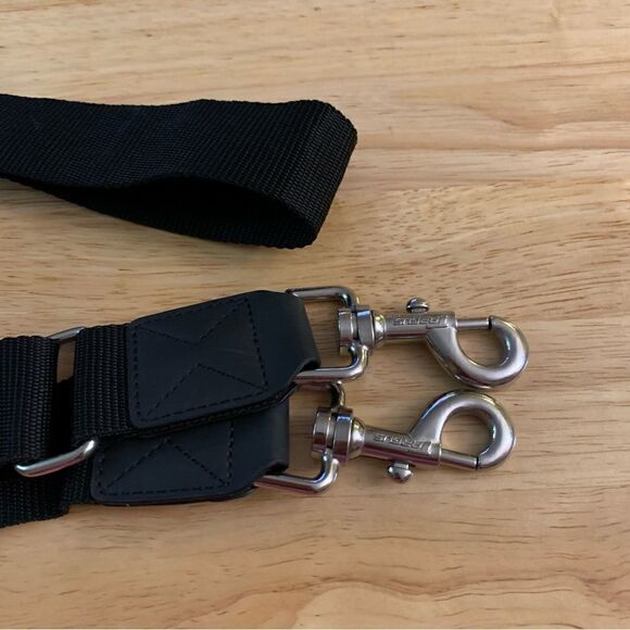 Targus Laptop Bag Replacement Strap Nylon Black & Silver Tone 56” - Picture 3 of 5